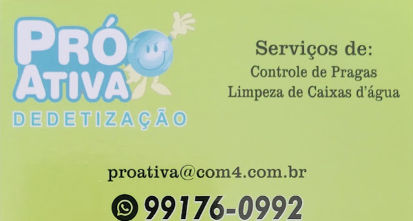 Pró-Ativa Dedetizadora Ituiutaba MG
